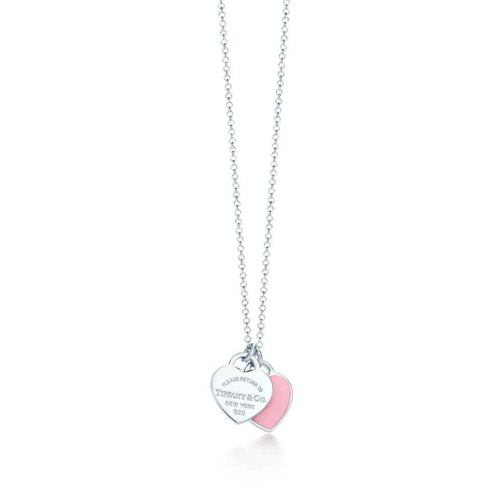 RETURN TO TIFFANY MINI DOUBLE HEART TAG
PENDANT